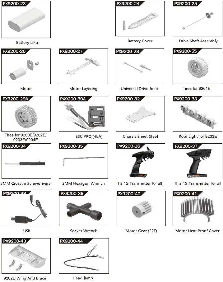 KOLEGEND-9204E-1-or-10-Scale-RC-Power-4WD-Off-Road-Car-2.4GHz-Radio-System-FIG-1