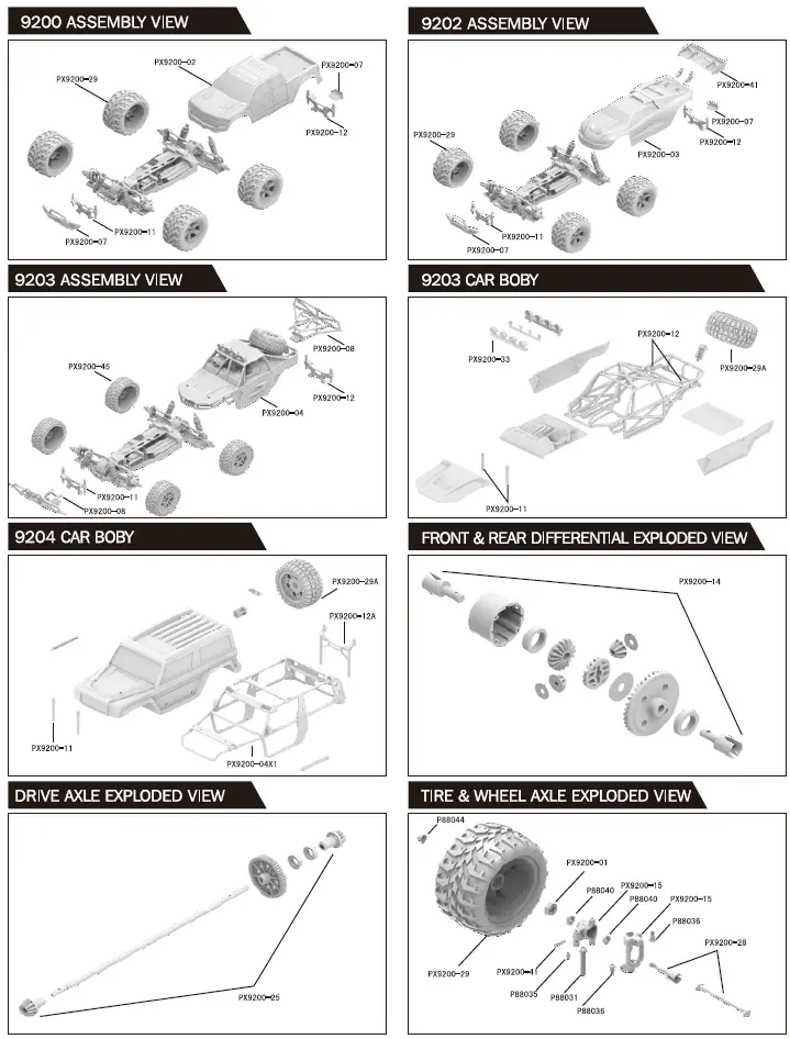 KOLEGEND-9204E-1-or-10-Scale-RC-Power-4WD-Off-Road-Car-2.4GHz-Radio-System-FIG-9
