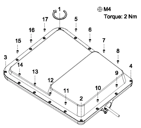 EYE LIGHTING ELI ConV2 Emergency Pole Mounted LED Luminaire - fig1