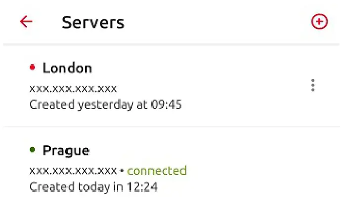 myQ Mobile Client App - Servers