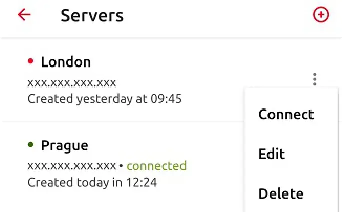 myQ Mobile Client App - connected
