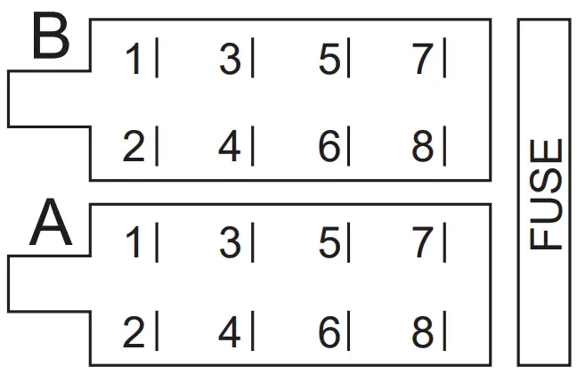 PNi 8524BT Clementine Bus Truck Radio MP3 Player - CONNECTIONS