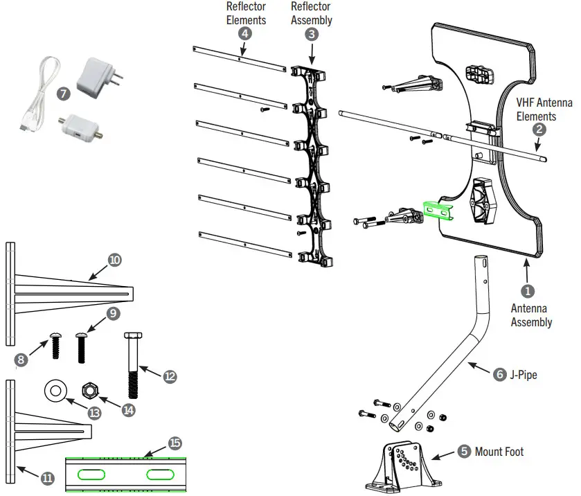 WINEGARD WIN9096 Long Range Outdoor HDTV Antenna - Figure 1