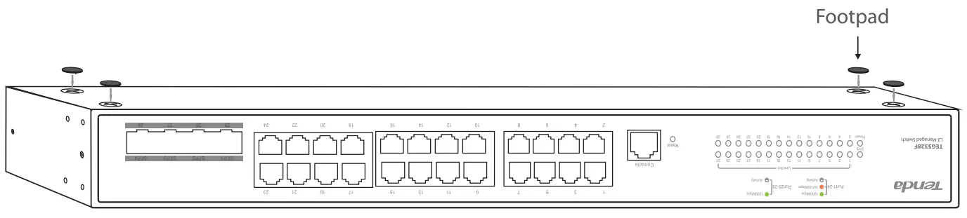Tenda TEG5328F L3 Managed Switch - Device installation 4