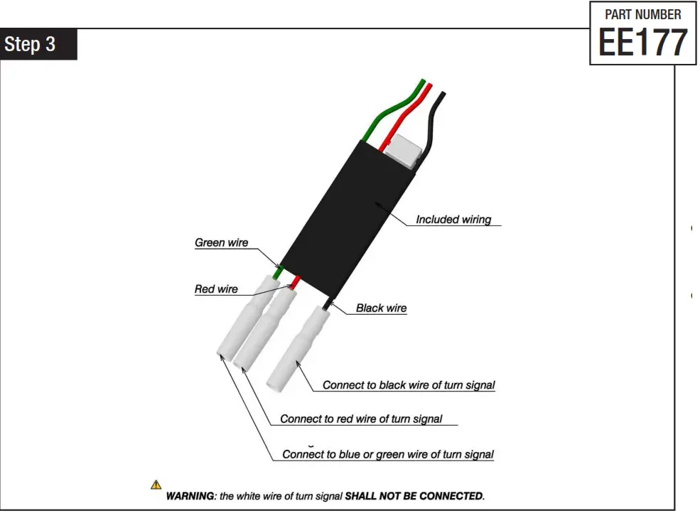 rizoma M1000RR Turn Signal Cable Kit BMW - fig3