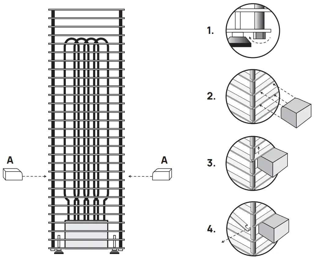 HUUM Cliff Series Electric Sauna Heater - Fig 3