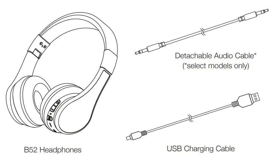 eKids SM B52 Bluetooth Wireless Headphones - Included