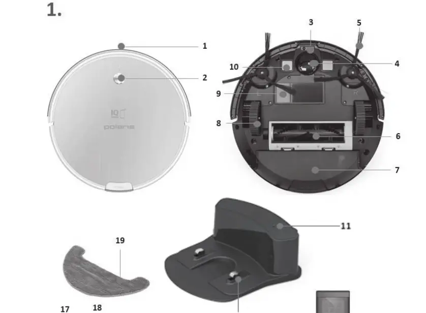 Polaris PVCR 0735 Robot vacuum cleaner - Product Overview 1