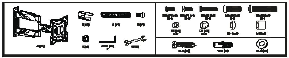 ACT-AC8354TVWall-Mount-Full-Motion-FIG-1
