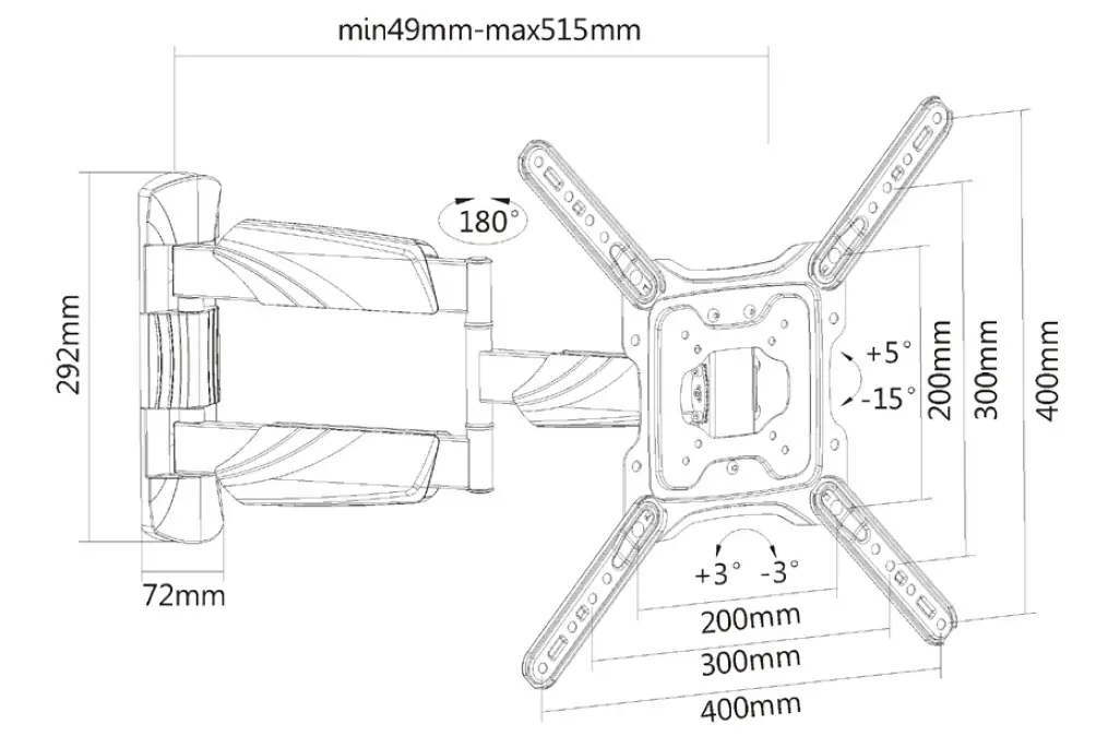 ACT-AC8354TVWall-Mount-Full-Motion-FIG-9