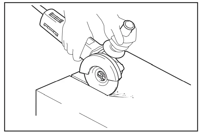 makita GA5080 Angle Grinder - diamond wheel