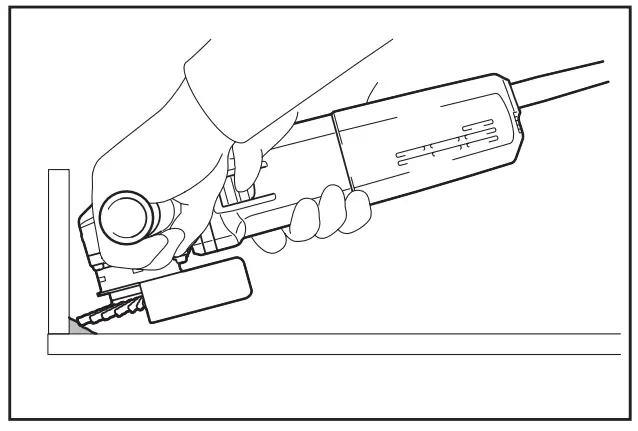 makita GA5080 Angle Grinder - operation with wire wheel brush