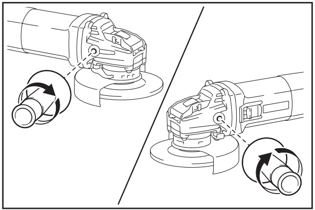 makita GA5080 Angle Grinder - shown in the figure
