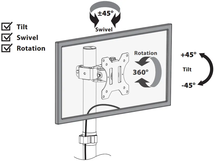 MOUNTUP MU4003 Single Monitor Mount - FIGURE 17