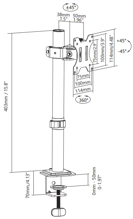 MOUNTUP MU4003 Single Monitor Mount - FIGURE 18