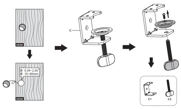 MOUNTUP MU4003 Single Monitor Mount - FIGURE 3