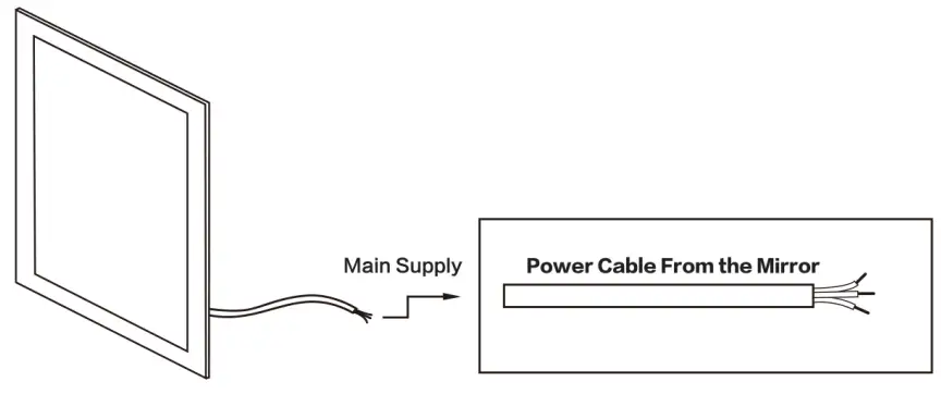 TUNUO SF-22S0301-36 Vertical Mount Bathroom Vanity Mirror - fig 3