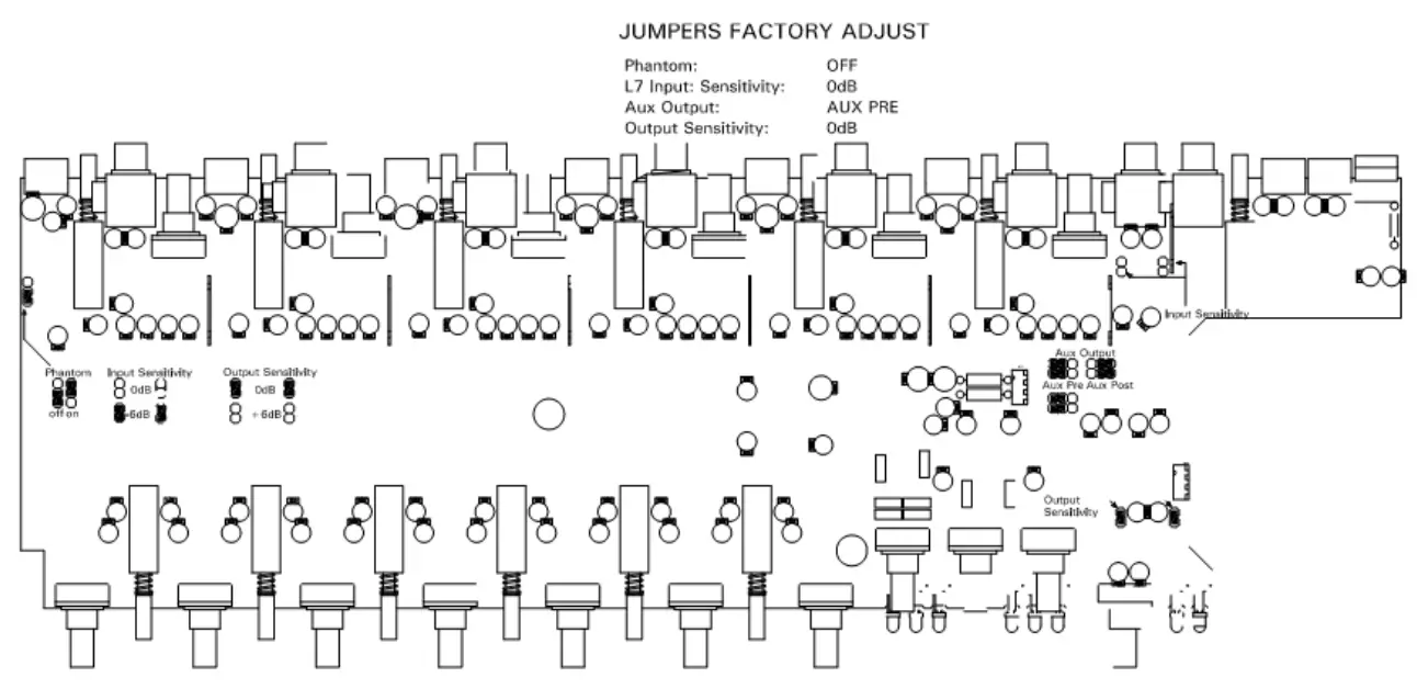 ecler eSAM702 Installation Analogue Mixer - fig 3