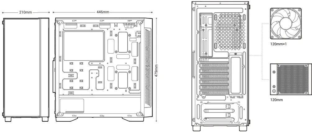 DEEPCOOL-Matrexx-55-V3-Mid-Tower-Case-FIG-4
