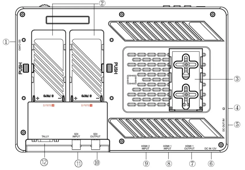 FEELWORLD F970 10.1 Inch 3D LUT Touchscreen Monitor - fig 2