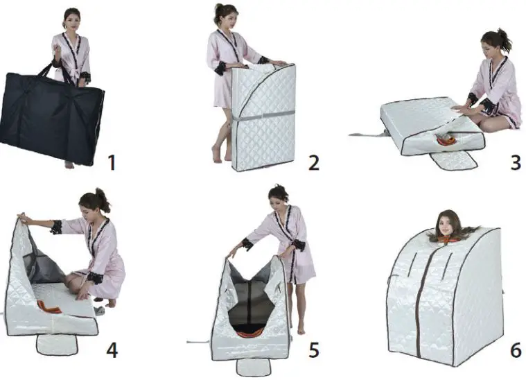 Blue Wave SA7017 Spirit Deluxe Oversized Far Infrared Portable SAUNA-FIG2