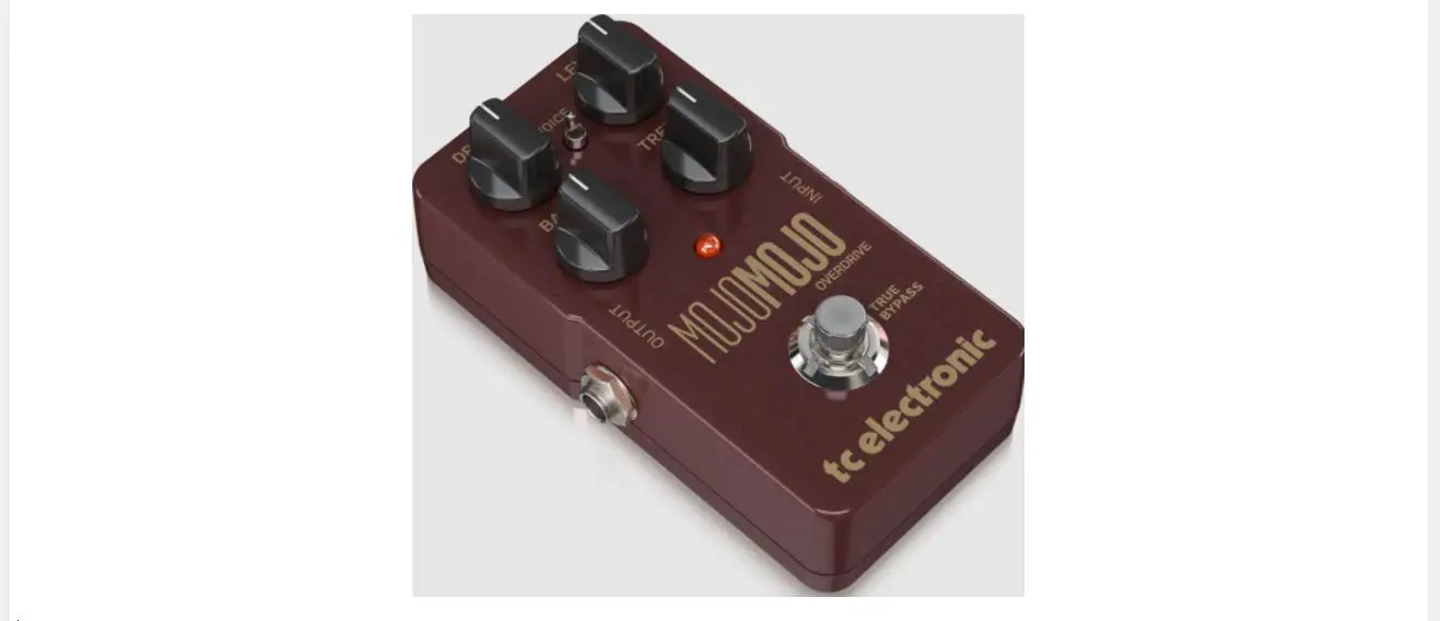 Tc Electronic Mojomojo Overdrive User Manual