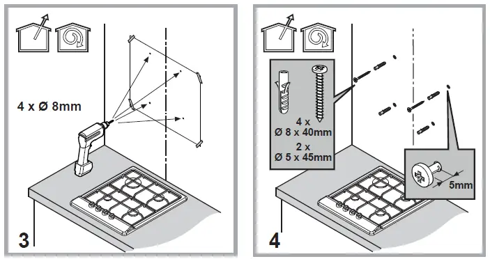 InDeSIT IHVP 65F LM K 60cm Chimney Cooker Hood fig 6