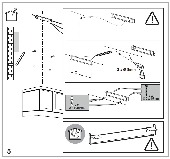 InDeSIT IHVP 65F LM K 60cm Chimney Cooker Hood fig 7