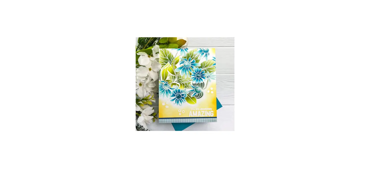 Altenew Alt7450 Doodle Bouquet Stamp And Stencil Set User Guide