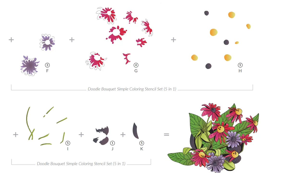 ALTENEW-ALT7450-Doodle-Bouquet-Stamp-and-Stencil-Set-FIG3