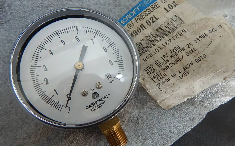 Ashcroft 1490 Low Pressure Diaphragm Gauge Instruction Manual