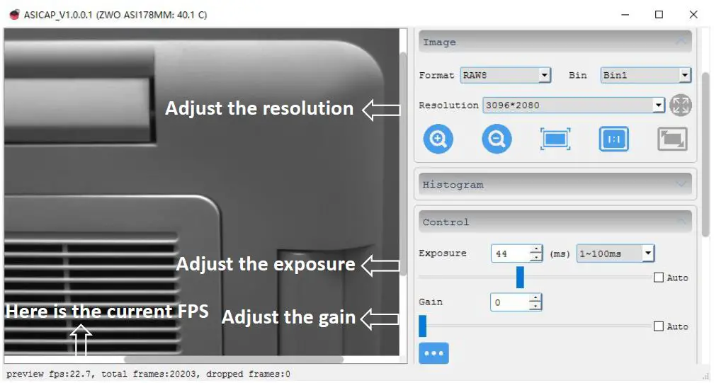 ZWO ASI 120MM-S USB 3.0 Mono Camera-2