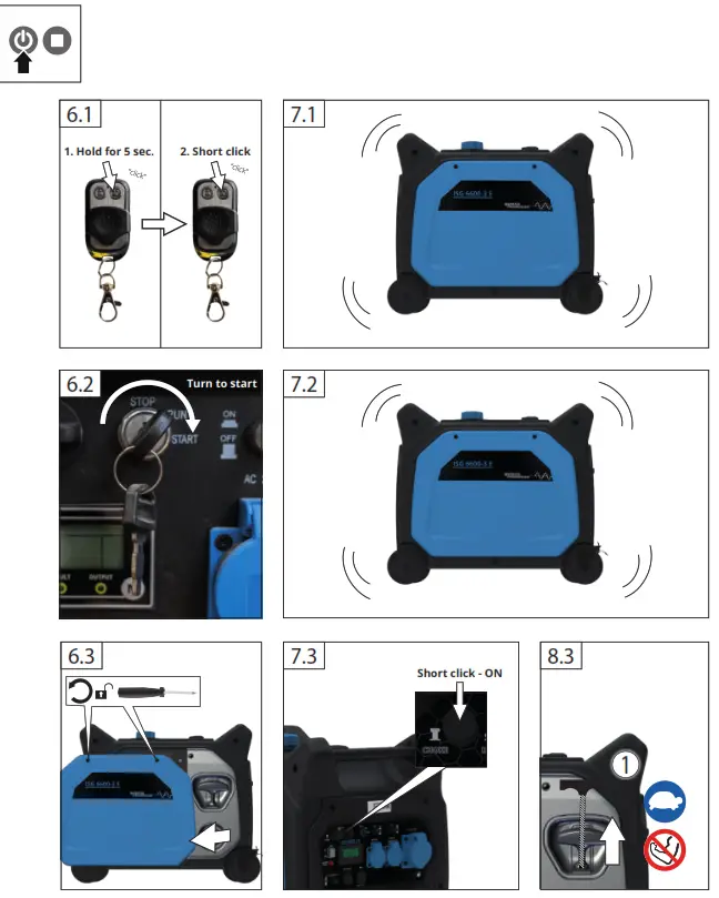 Gude ISG 6600-3 E Inverter Power Generator - fig 22