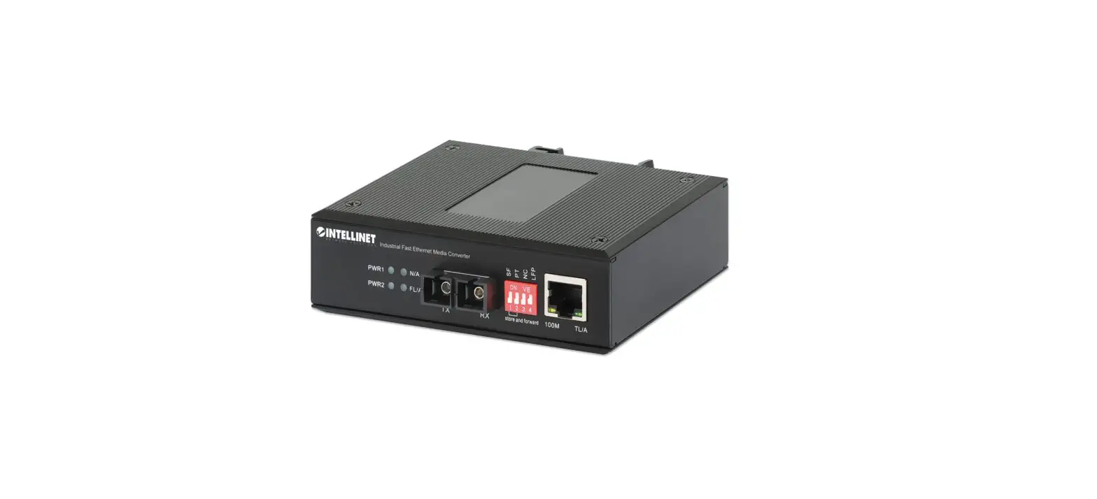 Intellinet 508964 Industrial Fast Ethernet Media Converter Instructions Intellinet 508964 Industrial Fast Ethernet Media Converter Instructions