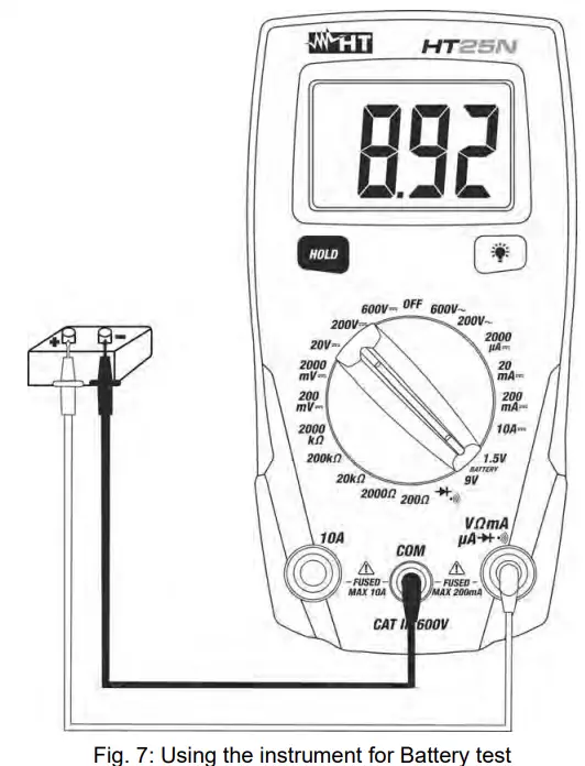 HT ITALIA-HT25N-Compact-Digital-Multimeters-14