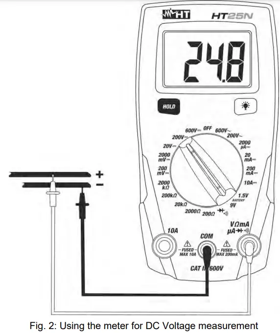 HT ITALIA-HT25N-Compact-Digital-Multimeters-7