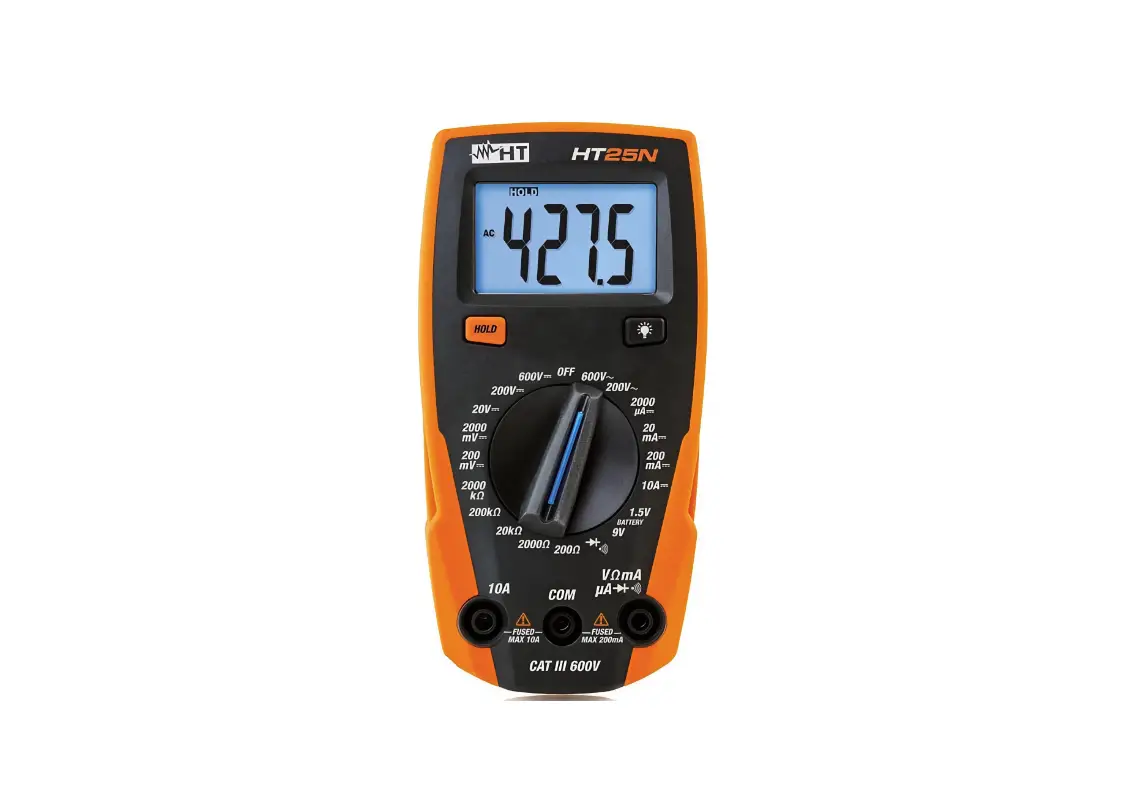 Ht Italia Ht25n Compact Digital Multimeters User Manual