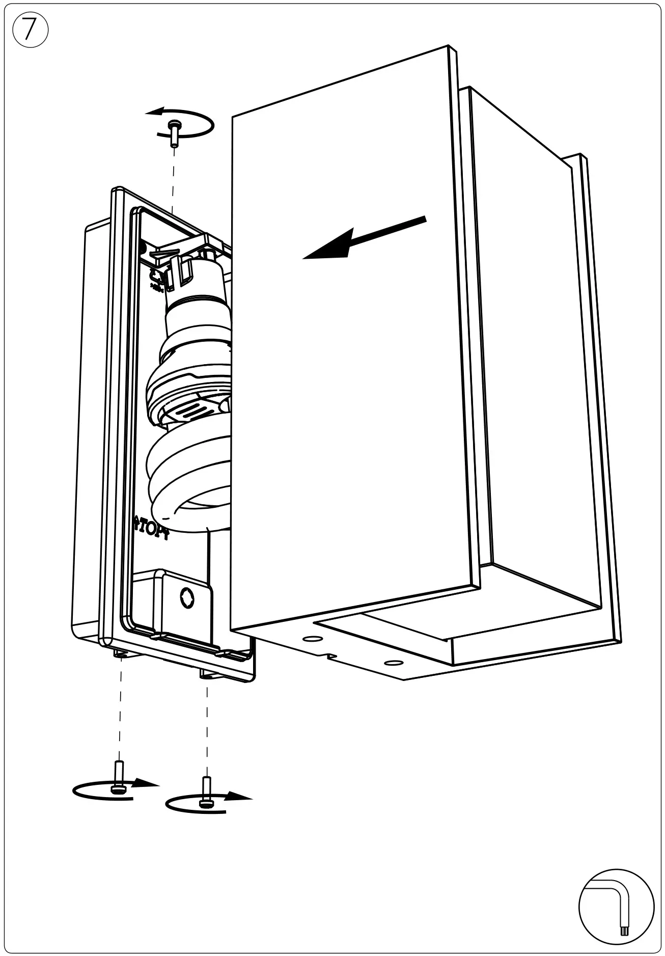 PHILIPS 42W E27 IP44 PC02765 Aplica Exterior Antracit - figure 7