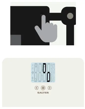 SALTER 9088 Bathroom Scale - Step 3