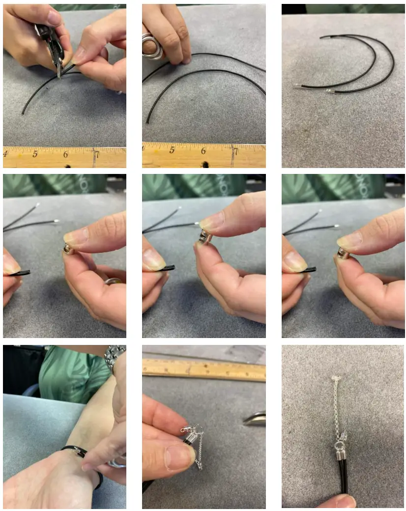 Too Cute Beads Petite Starlight Leather Bracelet Kit - Figure