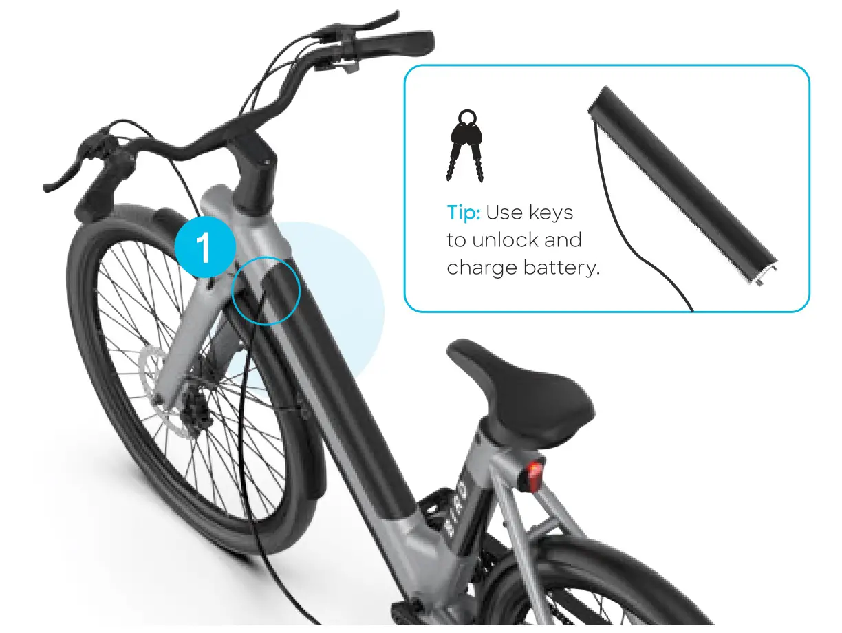 Bird Bike V-Frame High-Performance eBikes - Charge battery