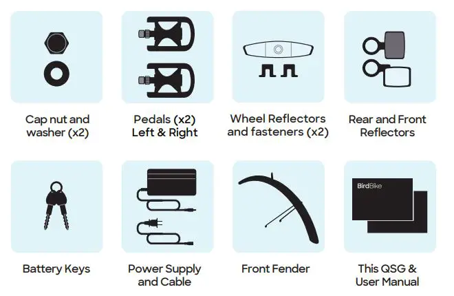 Bird Bike V-Frame High-Performance eBikes - Parts