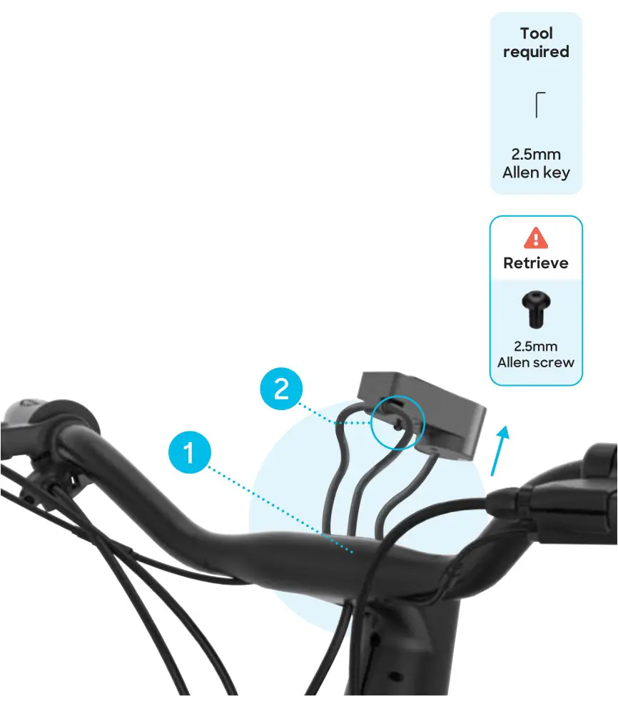 Bird Bike V-Frame High-Performance eBikes - Remove the dash display