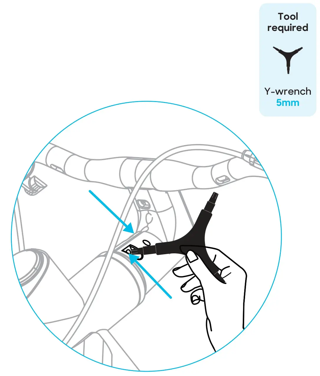 Bird Bike V-Frame High-Performance eBikes - Secure the handlebars