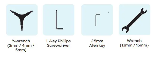 Bird Bike V-Frame High-Performance eBikes - Tools