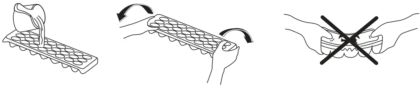 SHARP SJ Series Fridge Freezers - Ice tray