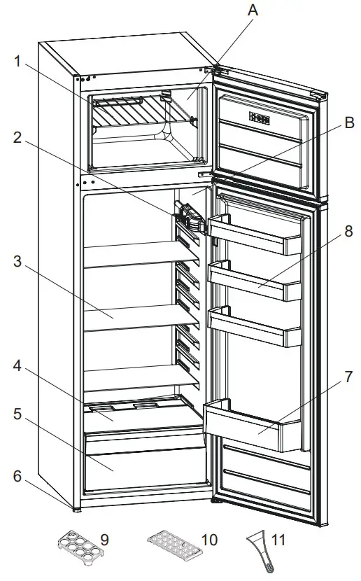 SHARP SJ Series Fridge Freezers - appliance is not intended