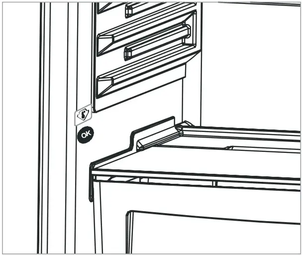 SHARP SJ Series Fridge Freezers - same level with