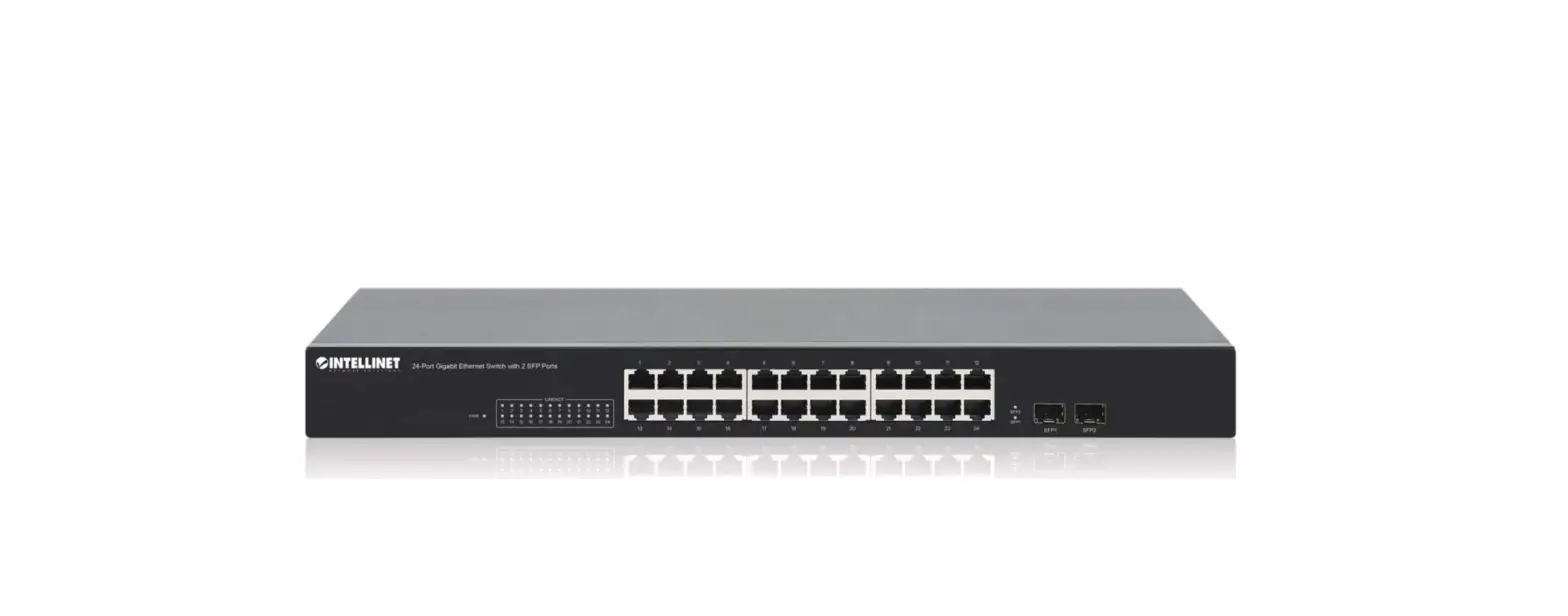 Intellinet 561877 24-port Gigabit Ethernet Switch Instruction Manual Intellinet 561877 24-port Gigabit Ethernet Switch Instruction Manual