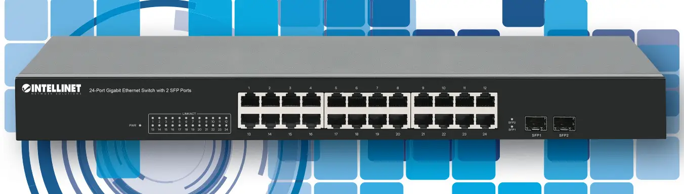 INTELLINET 561877 24-Port Gigabit Ethernet Switch Instruction